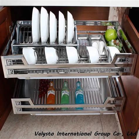 kitchen cabinet baskets stainless steel price|stainless steel baskets for storage.